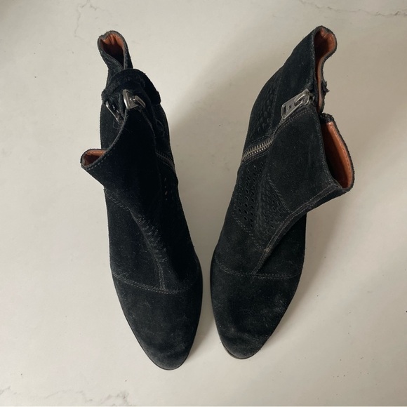 Lucky Brand Ramses Black Suede Ankle Boots - Picture 7 of 11